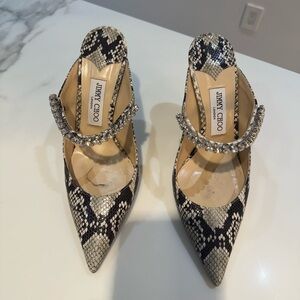 Jimmy choo snake print heels!